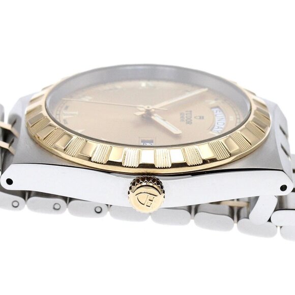 TUDOR Royal 28603 Day Date YG2 tone Gold Dial Automatic Men's Watch_877705 - Picture 4 of 7